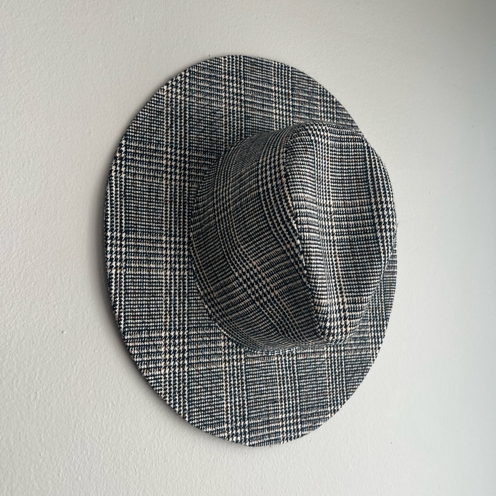 Anthropologie plaid hat